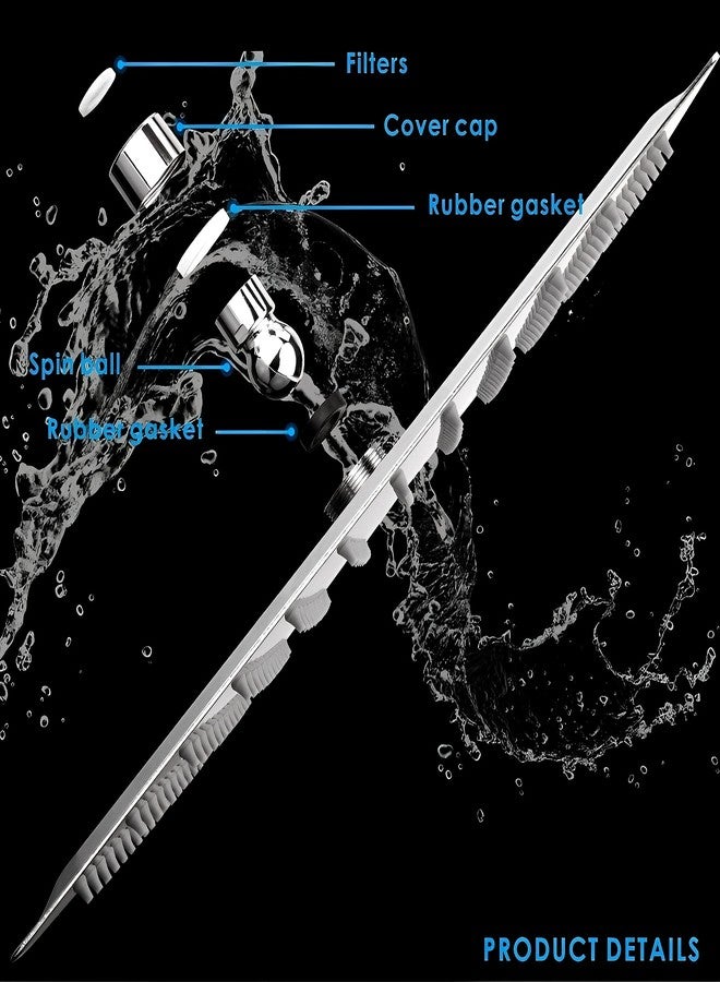 CARNIVAL Heavy Duty Ultra Slim Square 8x8 Overhead Shower | Stainless Steel 304 Rainfall Shower Head For Bathroom | Adjustable Angles With Premuim Chrome Finish WIthout Arm (8x8) - Image 4